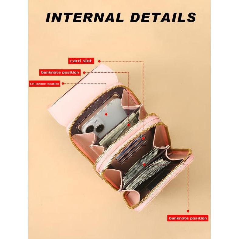👜Touchscreen Crossbody Phone Wallet 📱– Use Your Phone Without Taking It Out✨