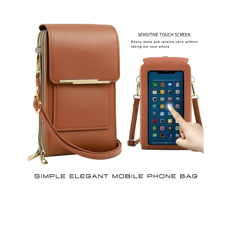 👜Touchscreen Crossbody Phone Wallet 📱– Use Your Phone Without Taking It Out✨