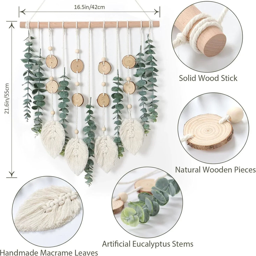 Handmade Eucalyptus Wall Hanging