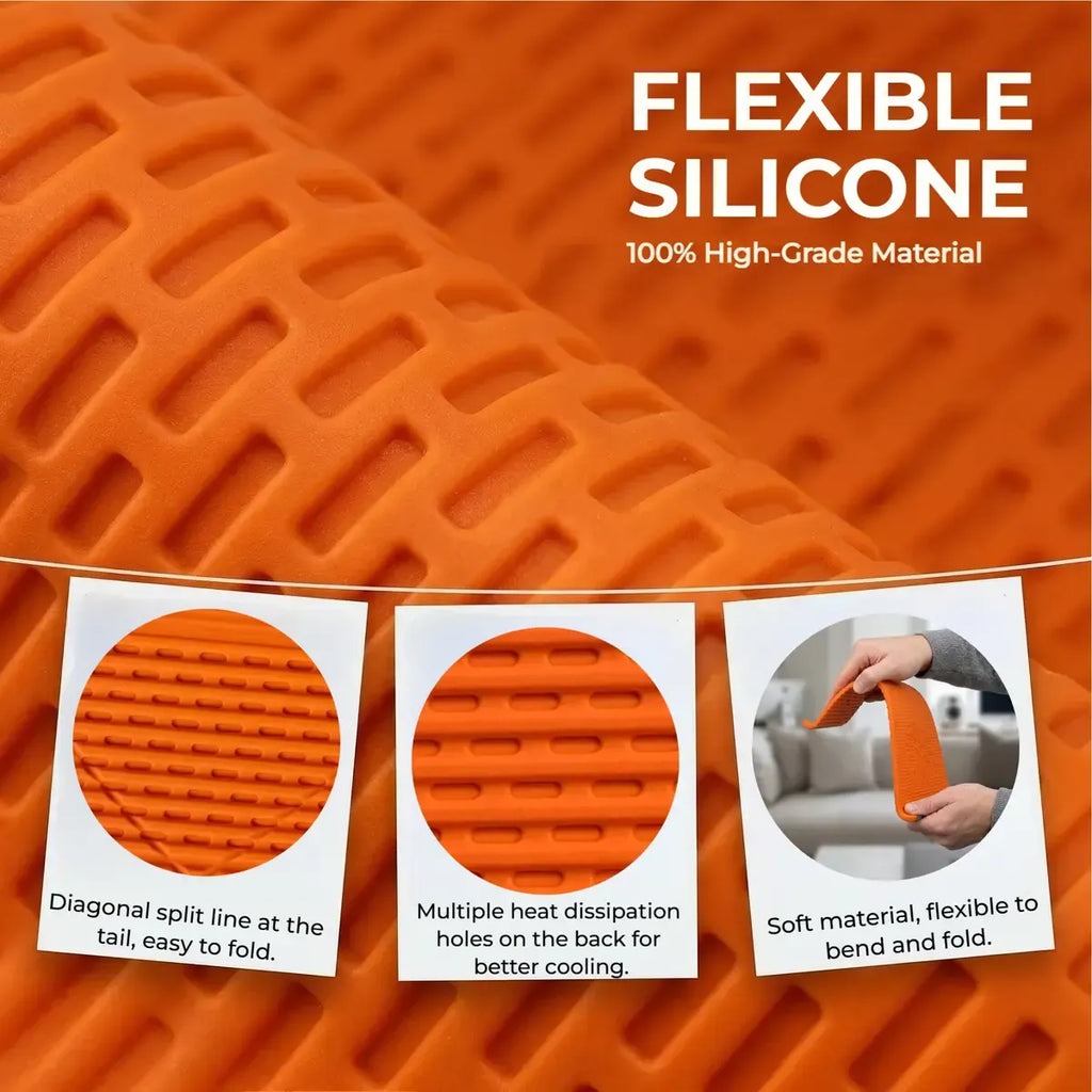 Flexible Silicone Phone Holder Stand,Bend It • Fold It • Roll It • Use It Anywhere